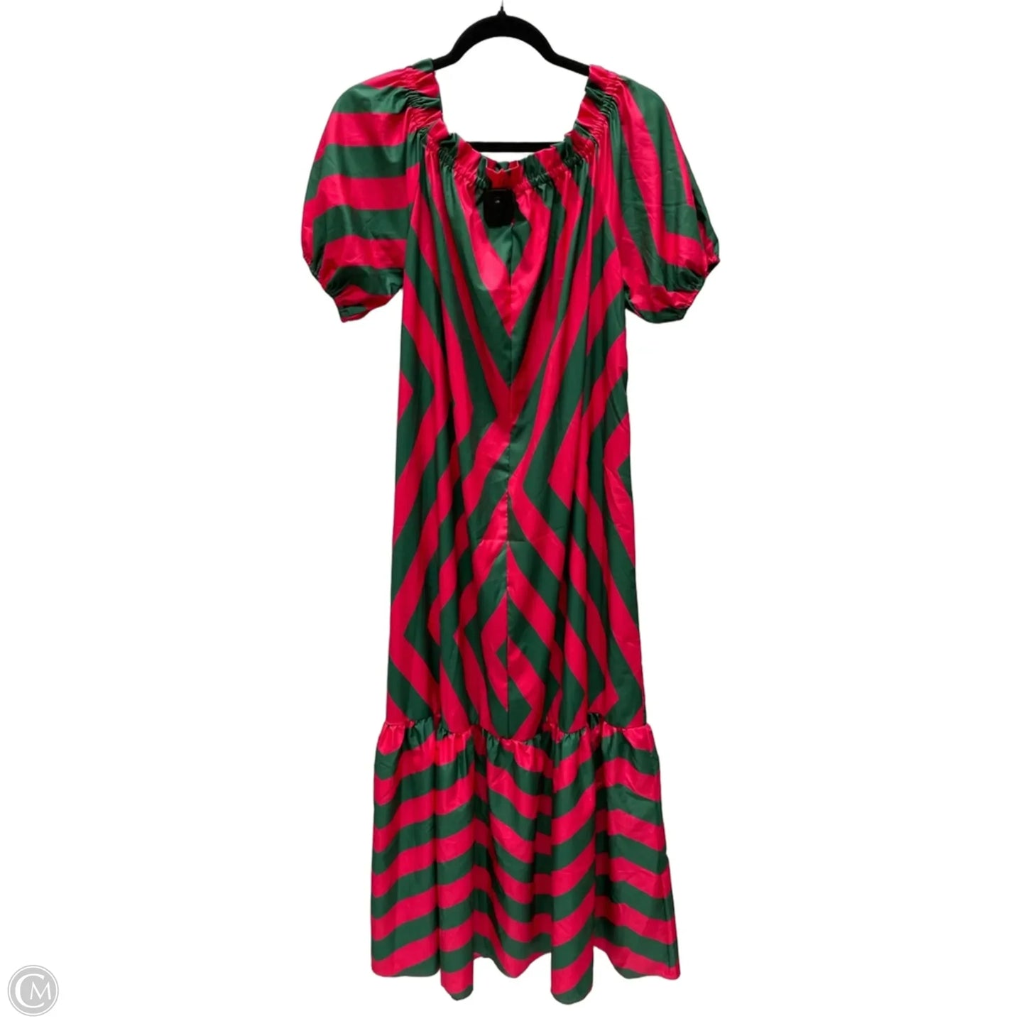 Dress Casual Maxi By Shein In Striped Pattern, Size: M