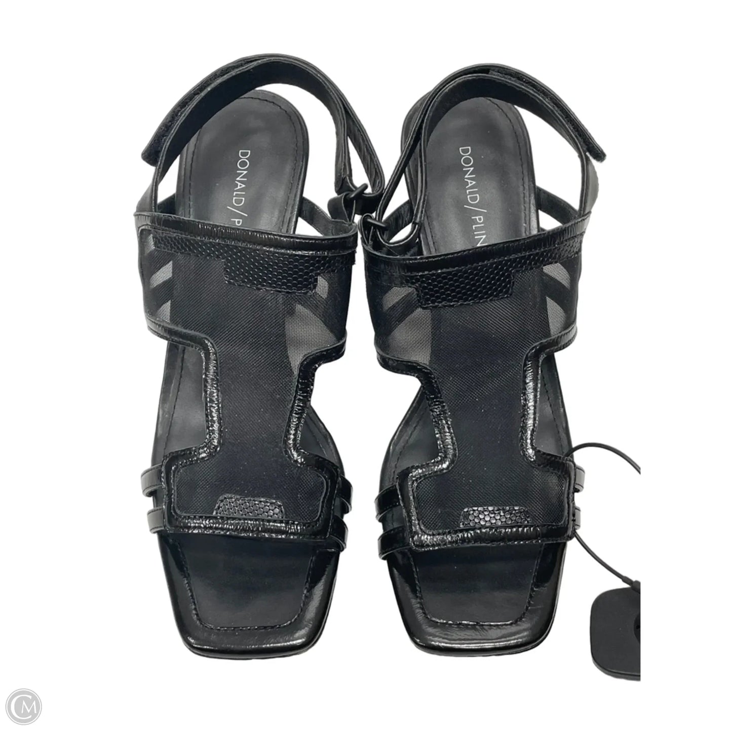 Sandals Heels Block By Donald Pliner In Black, Size: 9