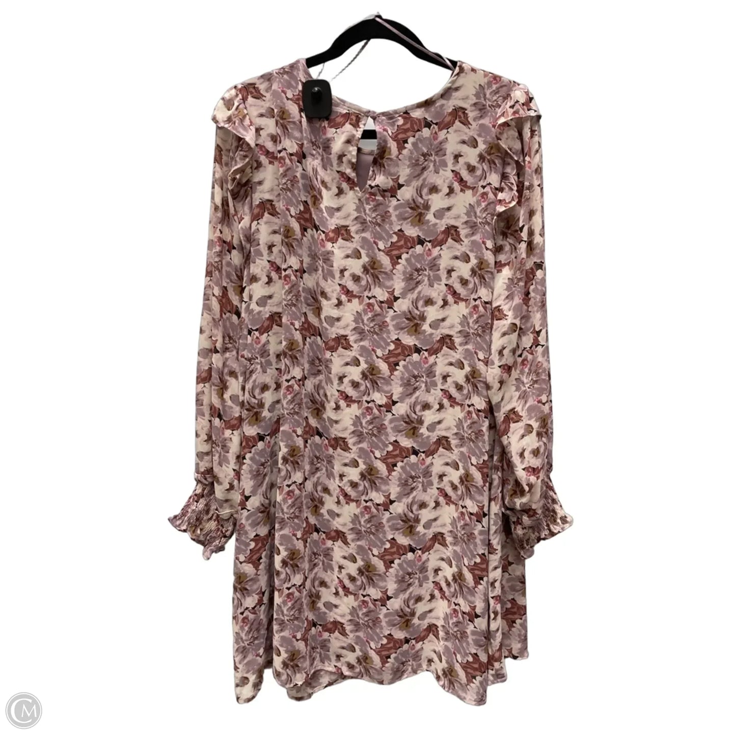 Dress Casual Short By Lc Lauren Conrad In Floral Print, Size: 2x