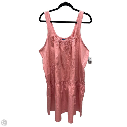 Dress Casual Short By Old Navy In Pink, Size: 2x