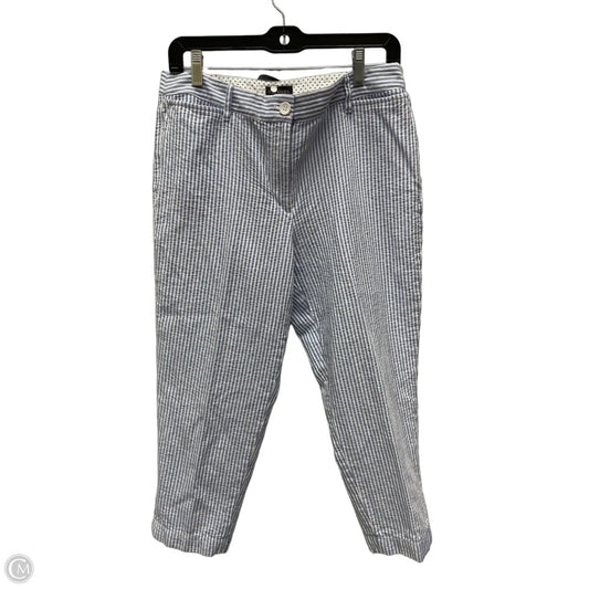 Pants Cropped By Talbots In Striped Pattern, Size: 8p