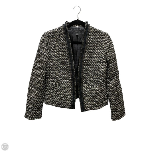 Blazer By Talbots In Black & Gold, Size: 4p
