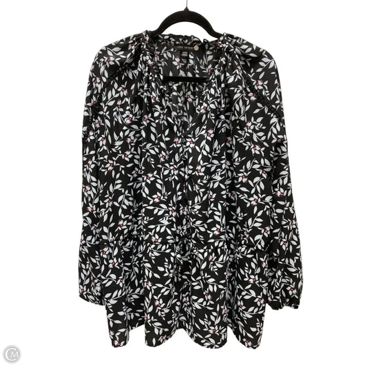 Top Long Sleeve By Lane Bryant In Floral Print, Size: 3x