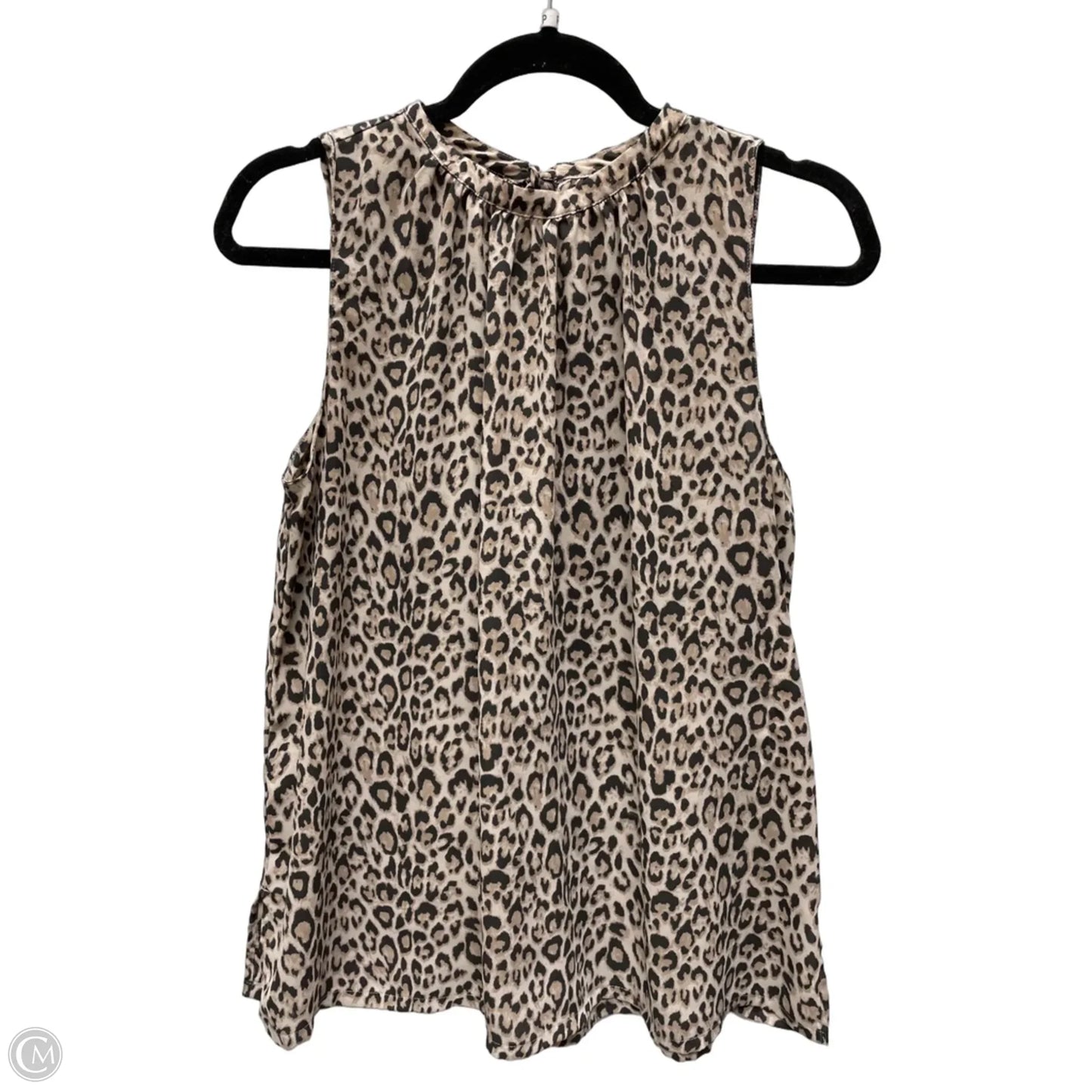 Top Sleeveless By Loft In Animal Print, Size: Lp