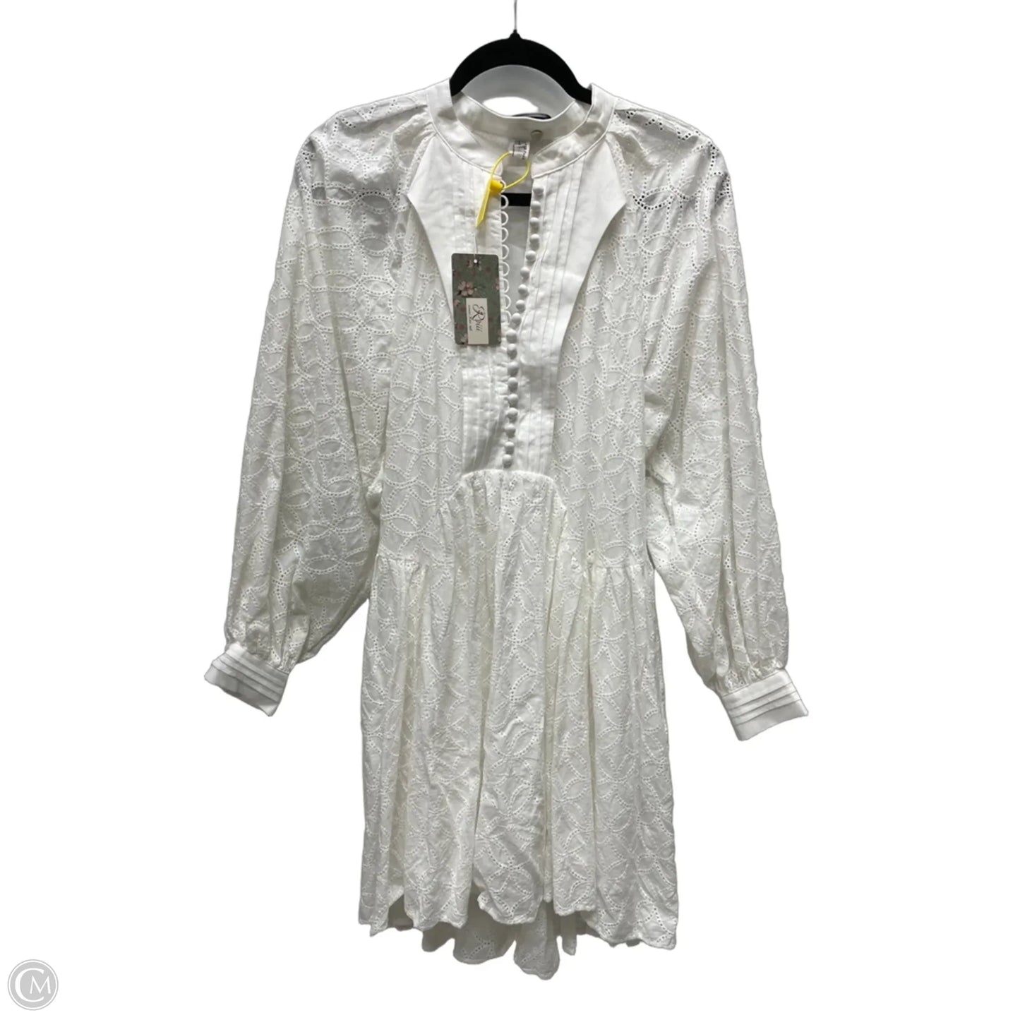 Dress Casual Short By Clothes Mentor In Cream, Size: L