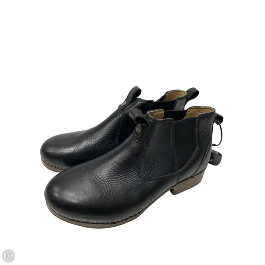 Boots Ankle Heels By Dansko In Black, Size: 8