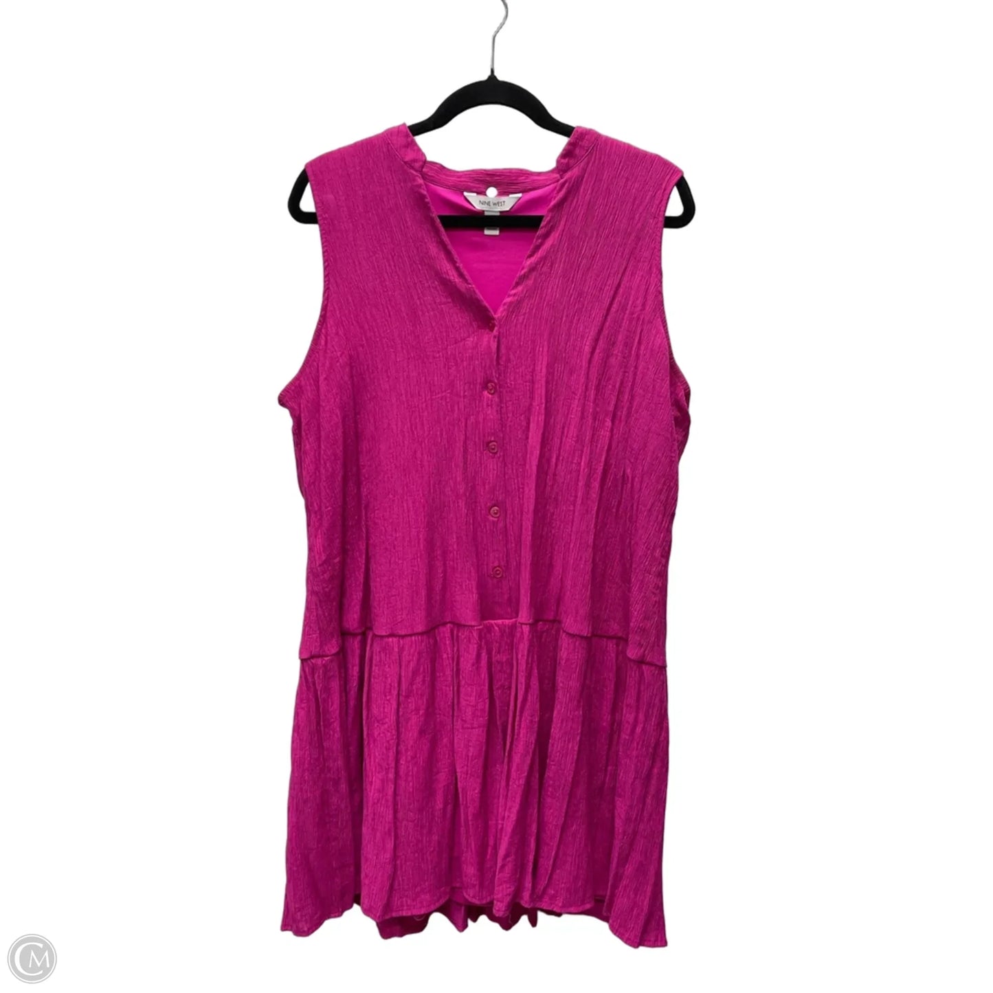 Dress Casual Short By Nine West Apparel In Pink, Size: Xl