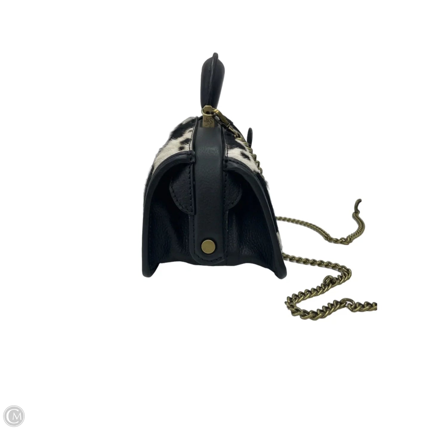 Handbag Leather By Cma, Size: Medium