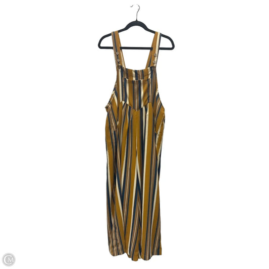 Jumpsuit By Clothes Mentor In Striped Pattern, Size: L