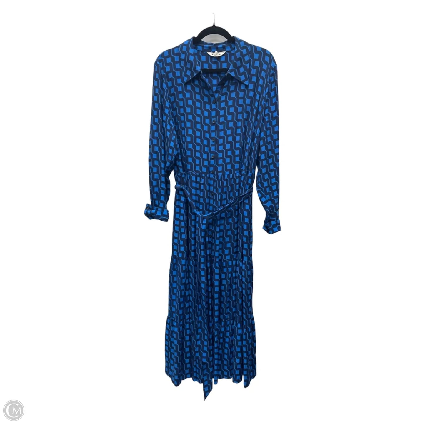 Dress Casual Maxi By Boden In Geometric Pattern, Size: Xl
