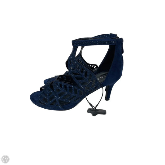 Sandals Heels Stiletto By Clothes Mentor In Navy, Size: 9.5