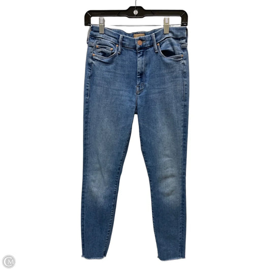 Jeans Skinny By Mother In Blue Denim, Size: 4