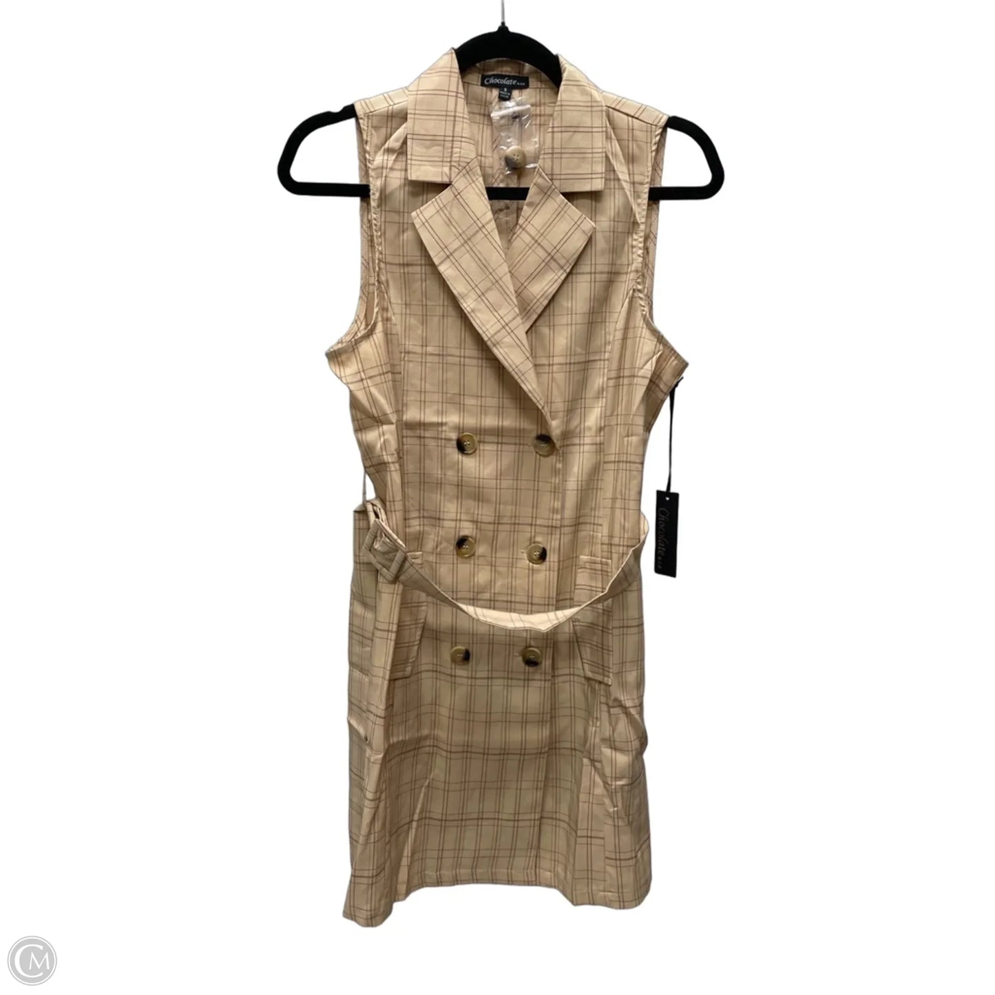 Dress Casual Short By Clothes Mentor In Plaid Pattern, Size: S