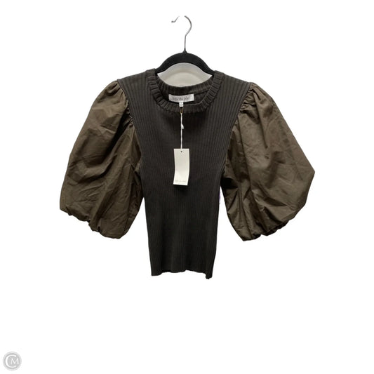 Top Short Sleeve By Clothes Mentor In Brown, Size: M
