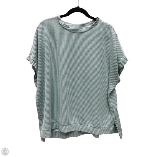 Top Short Sleeve By Dokotoo In Aqua, Size: L