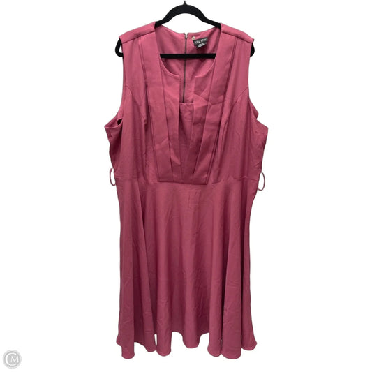 Dress Casual Short By City Chic In Pink, Size: 2x