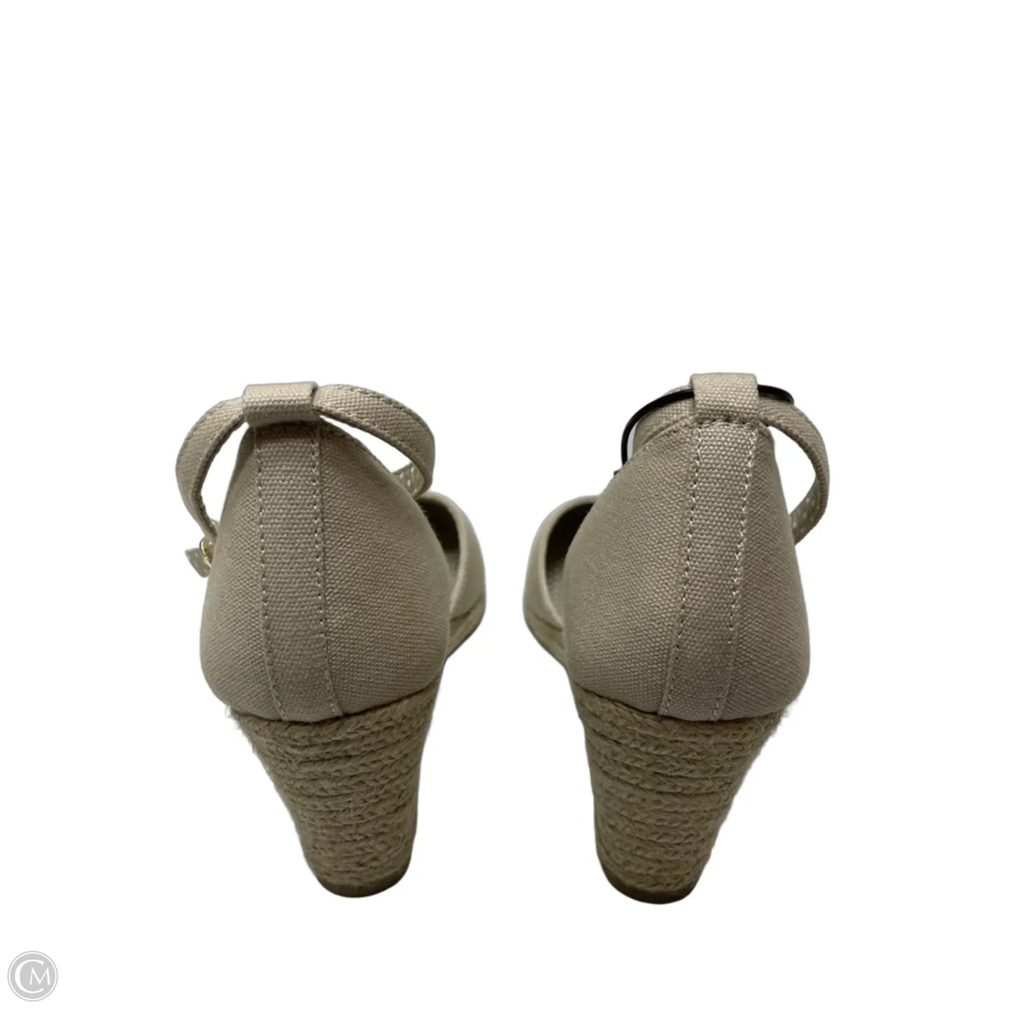 Shoes Heels Wedge By Bass In Tan, Size: 8