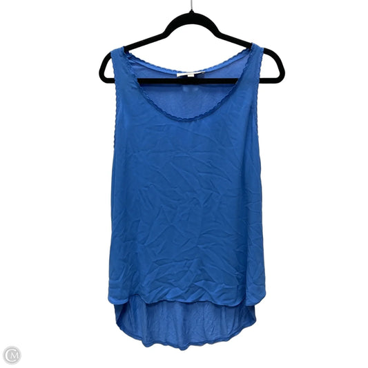 Top Sleeveless By Loft In Blue, Size: Xl