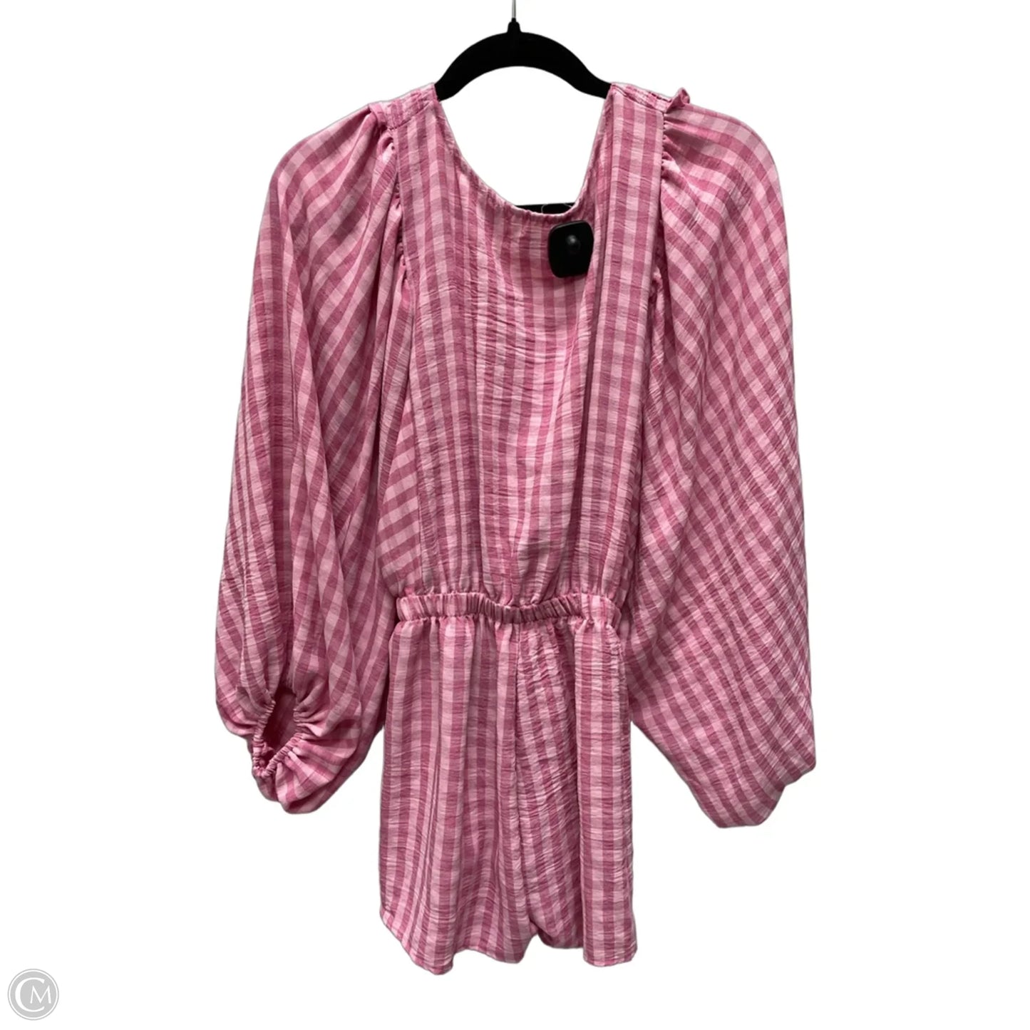 Romper By Bucketlist In Plaid Pattern, Size: M