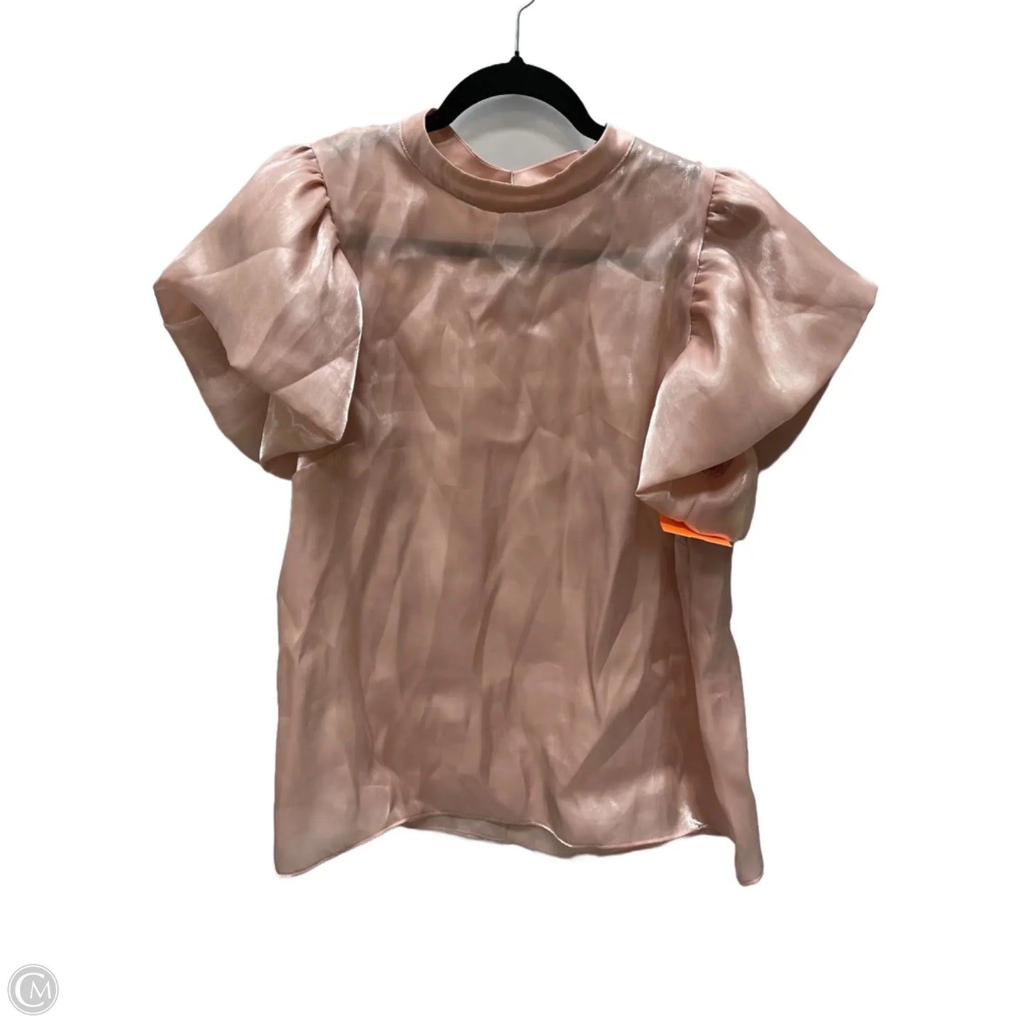 Blouse Short Sleeve By Ces Femme In Pink, Size: S
