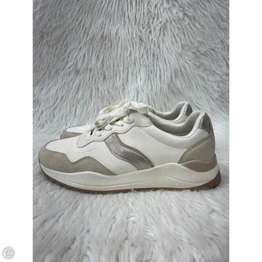 Shoes Sneakers By Time And Tru In Cream & Grey, Size: 10