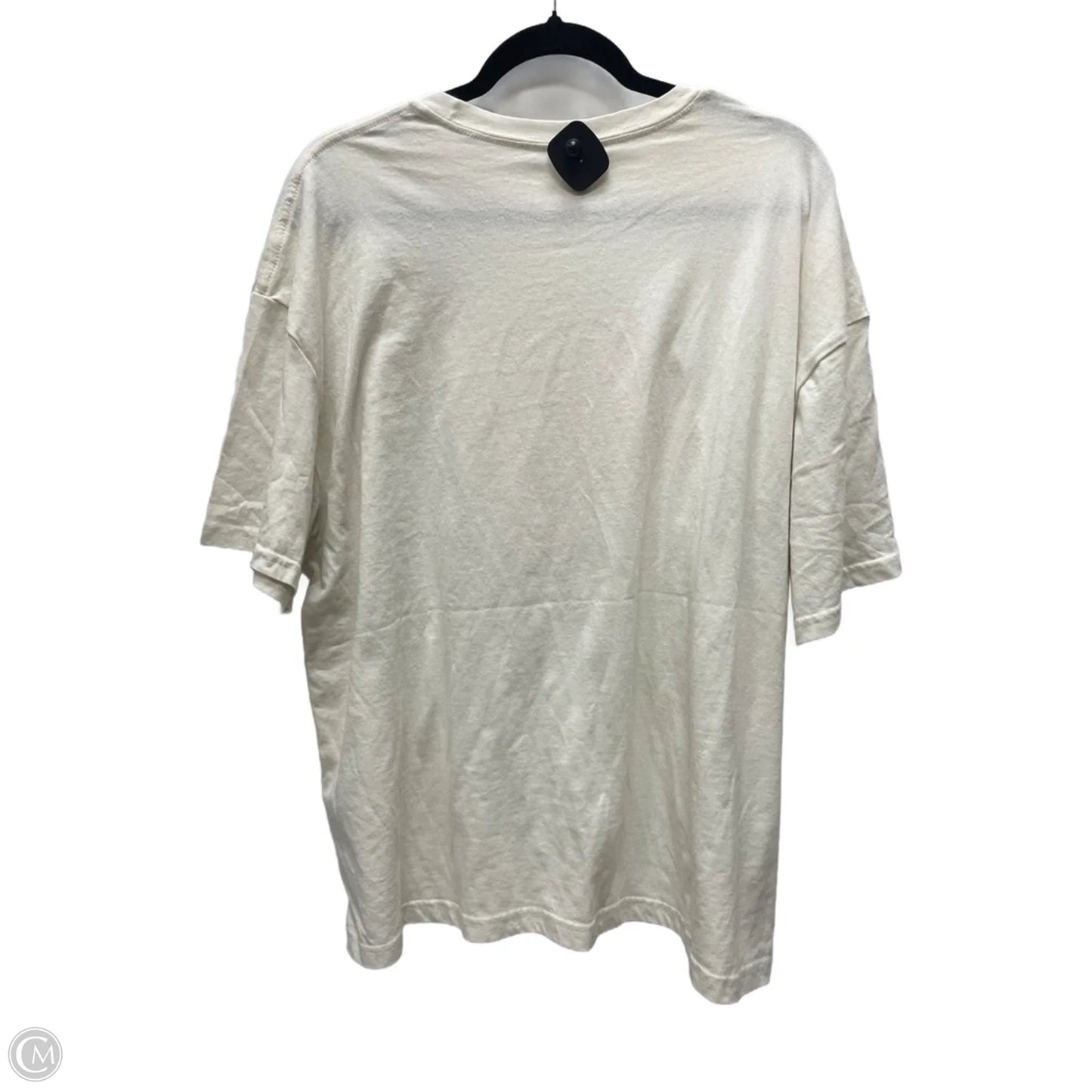 Top Short Sleeve By Clothes Mentor In Cream, Size: Xl