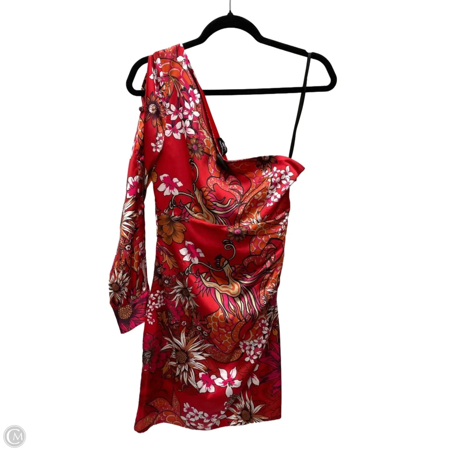 Dress Casual Short By Bebe In Floral Print, Size: M