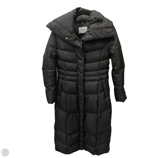 Coat Puffer & Quilted By Cole-haan In Black, Size: S