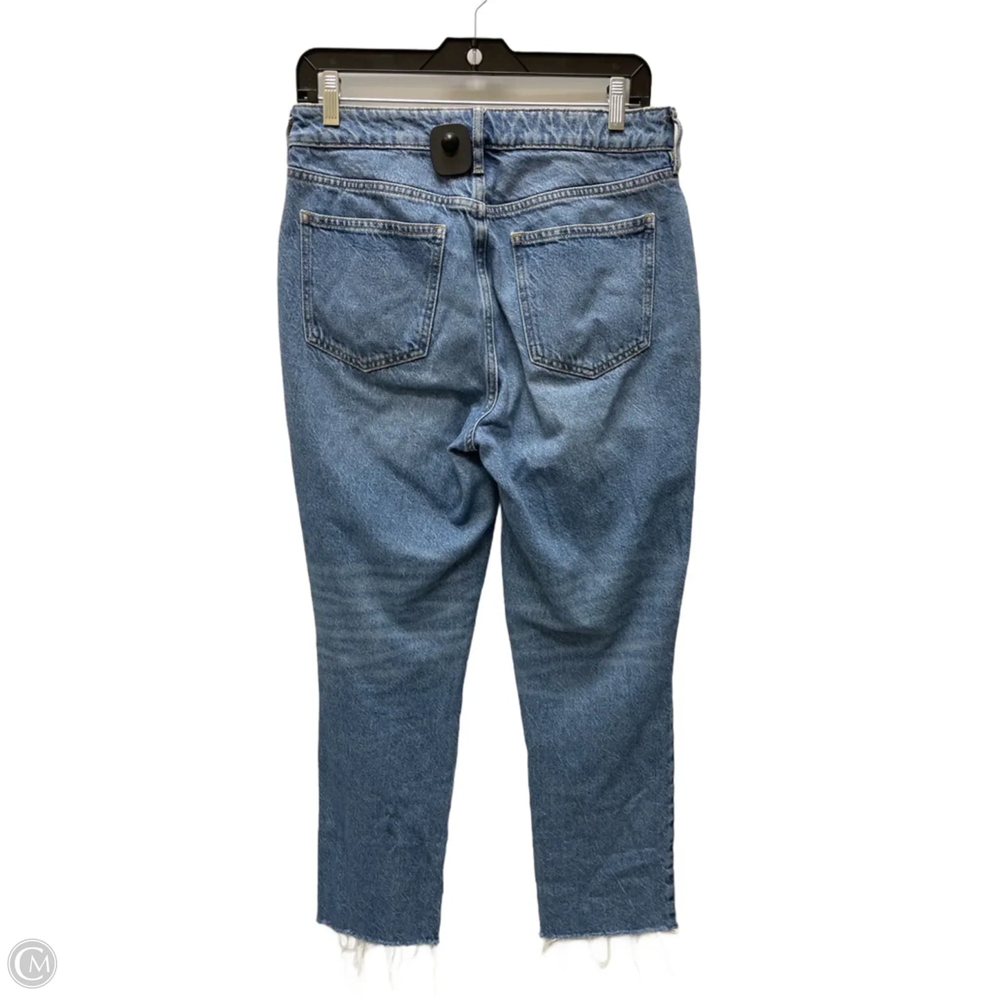 Jeans Cropped By Pacsun In Blue Denim, Size: 8