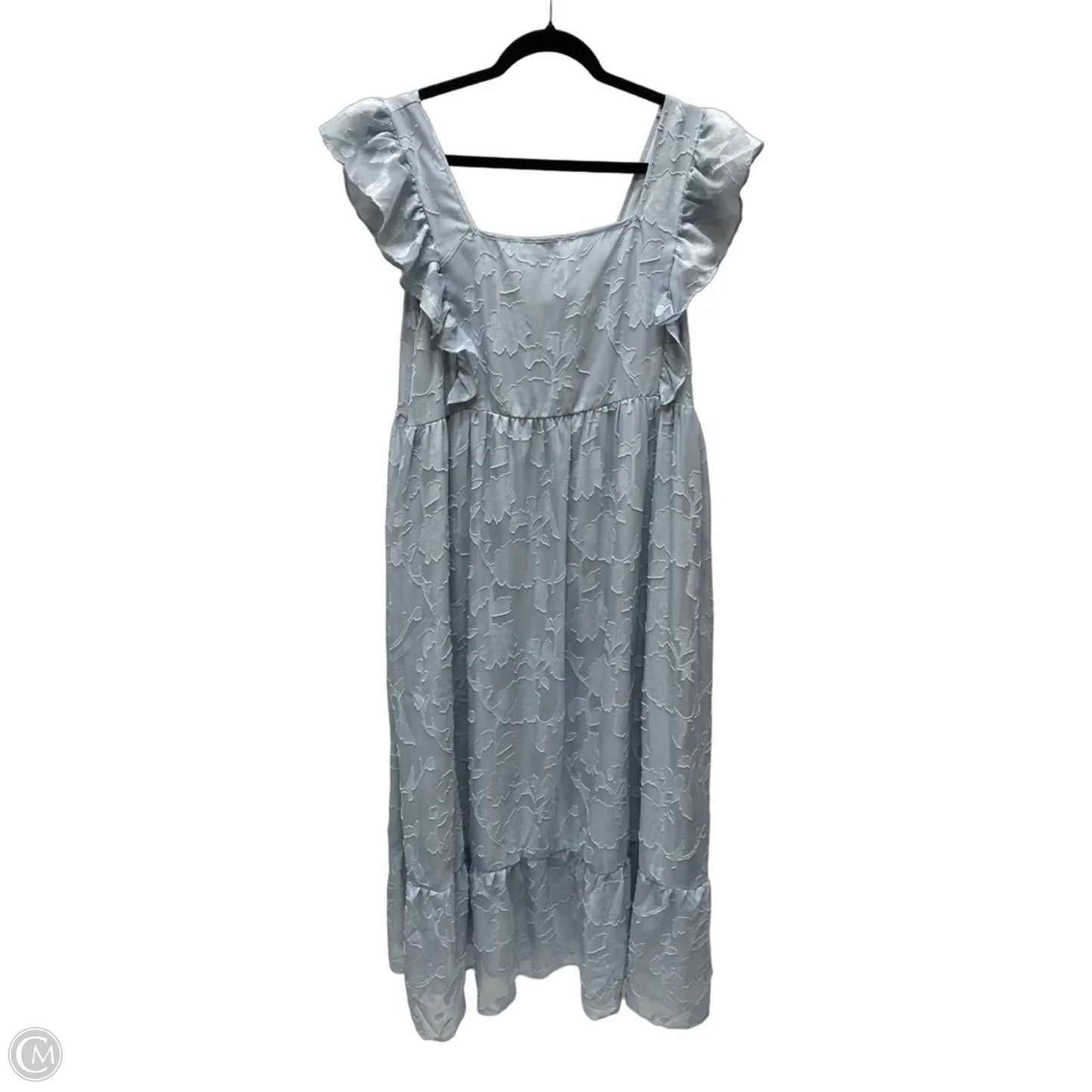 Dress Casual Midi By Shein In Blue, Size: 2x