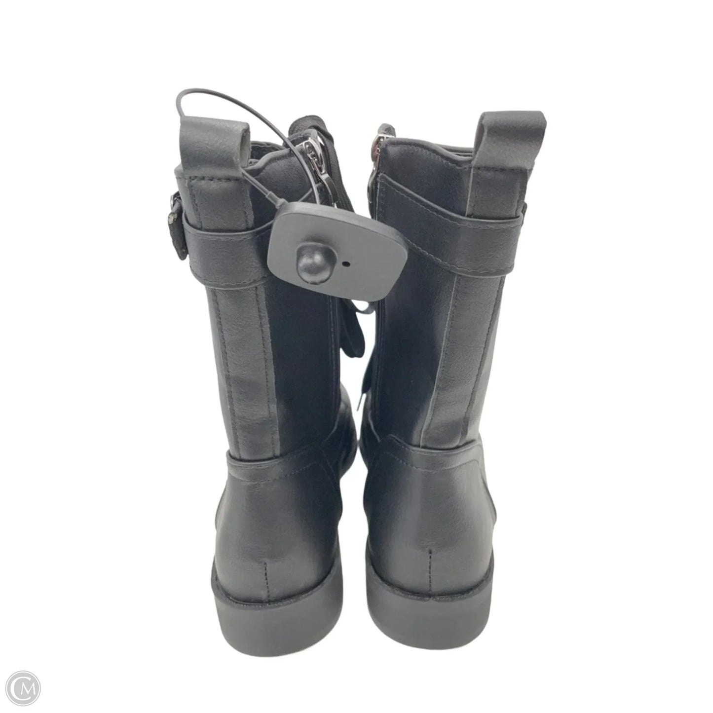 Boots Ankle Heels By Clothes Mentor In Black, Size: 8.5
