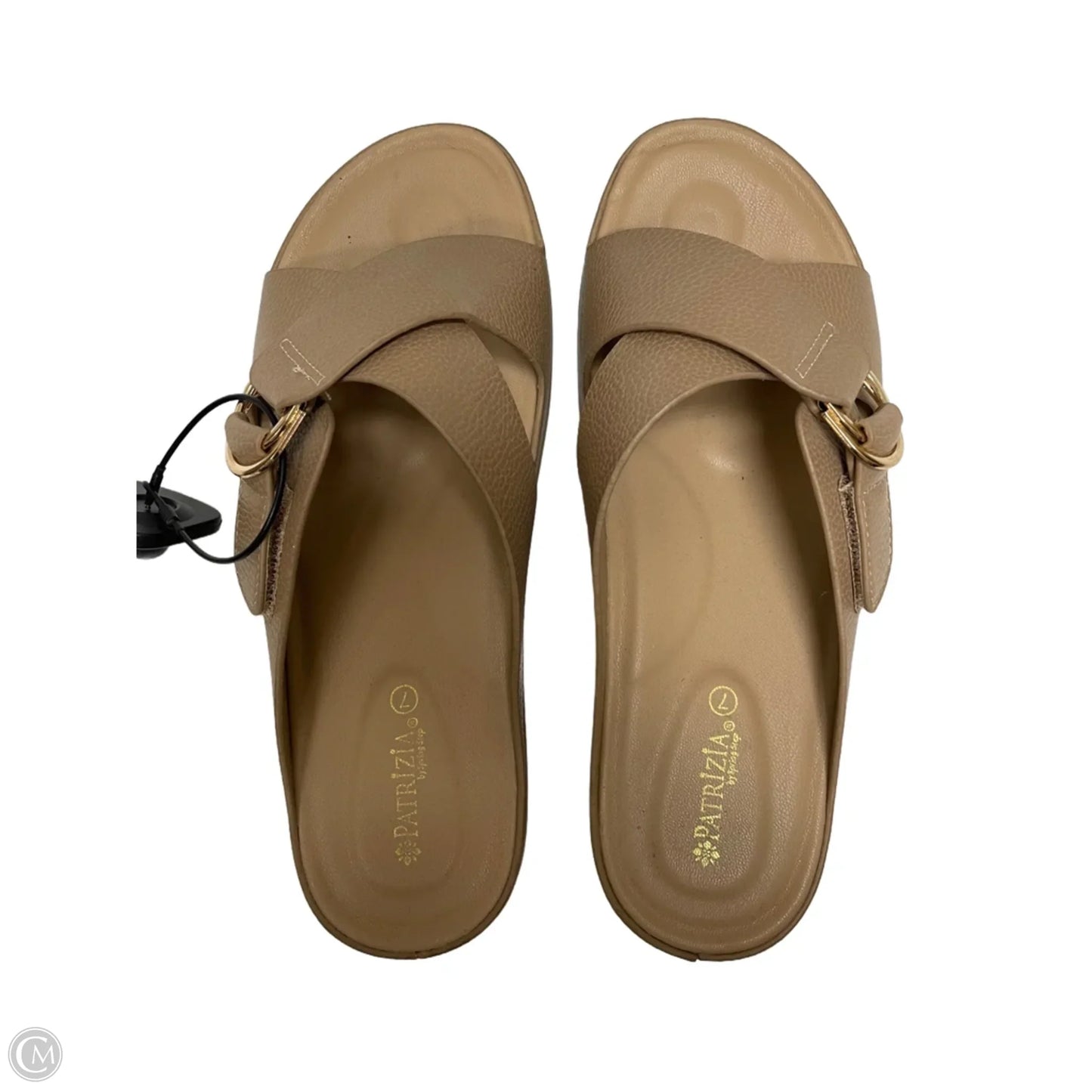 Sandals Flats By Cmc In Tan, Size: 7