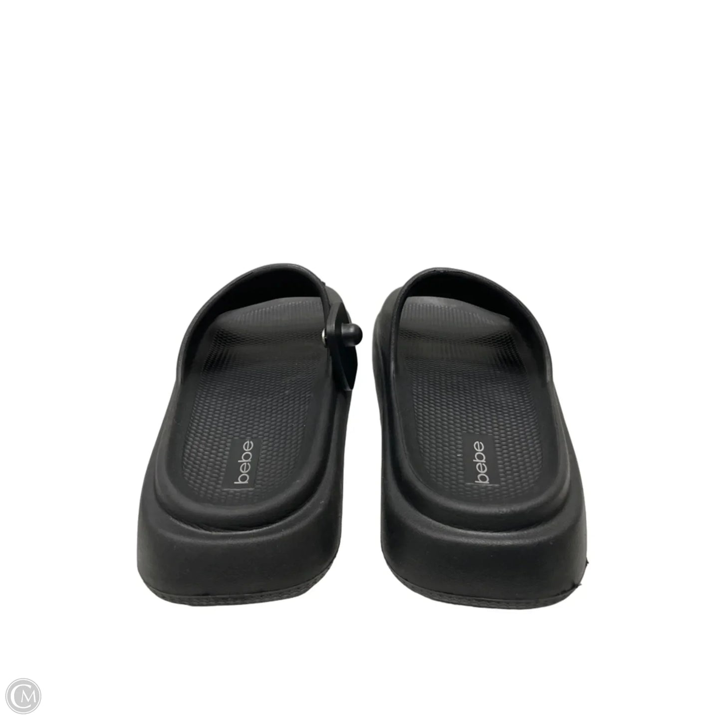 Sandals Flats By Bebe In Black, Size: 9