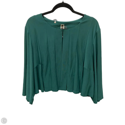 Cardigan By Julian Taylor In Green, Size: 3x