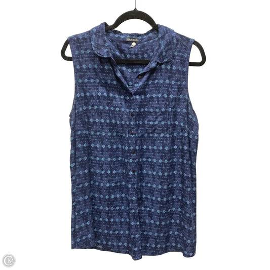 Top Sleeveless By Hannah In Floral Print, Size: Xl