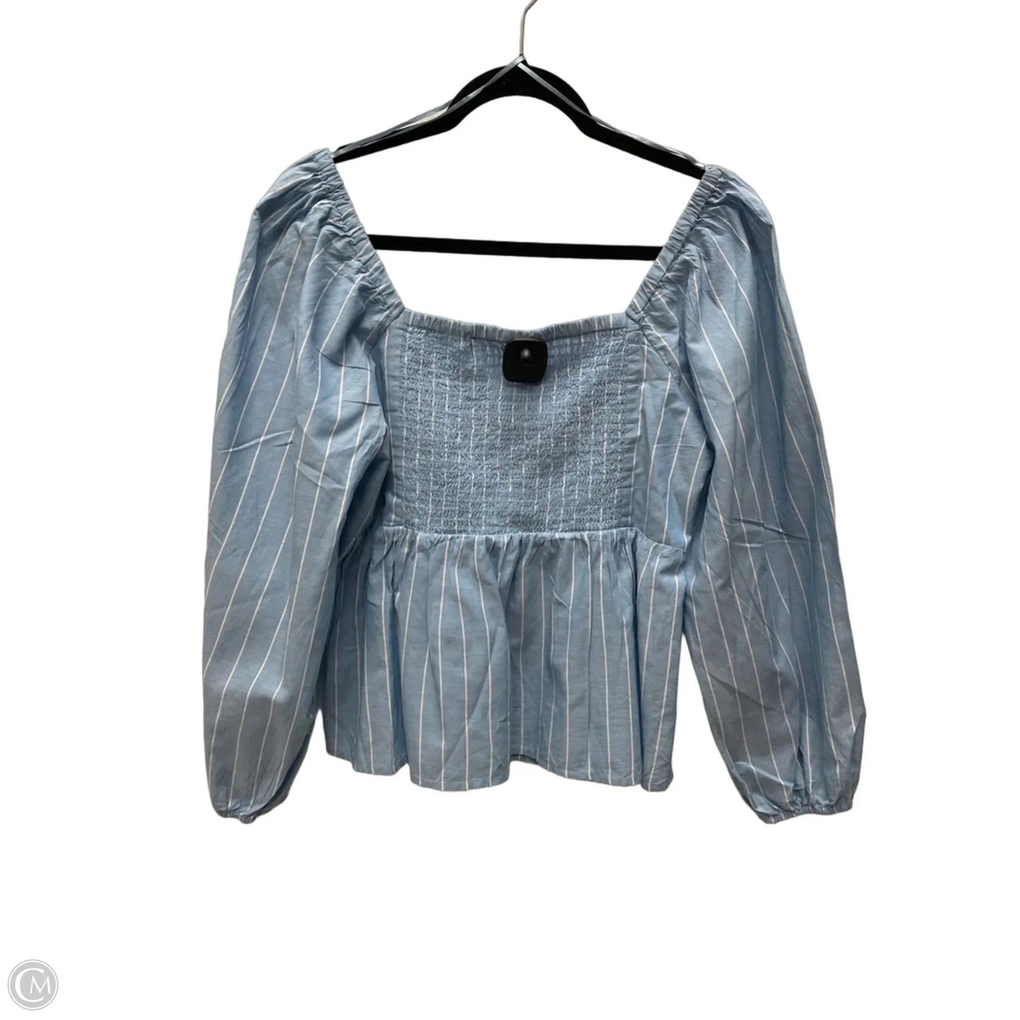 Top Long Sleeve By Old Navy In Striped Pattern, Size: L