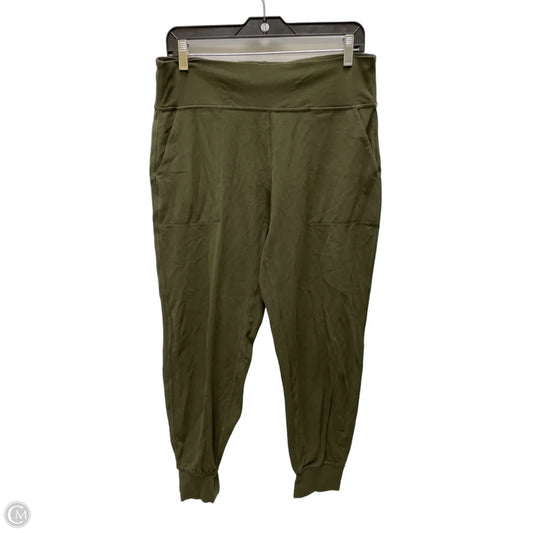 Athletic Pants By Lululemon In Green, Size: L