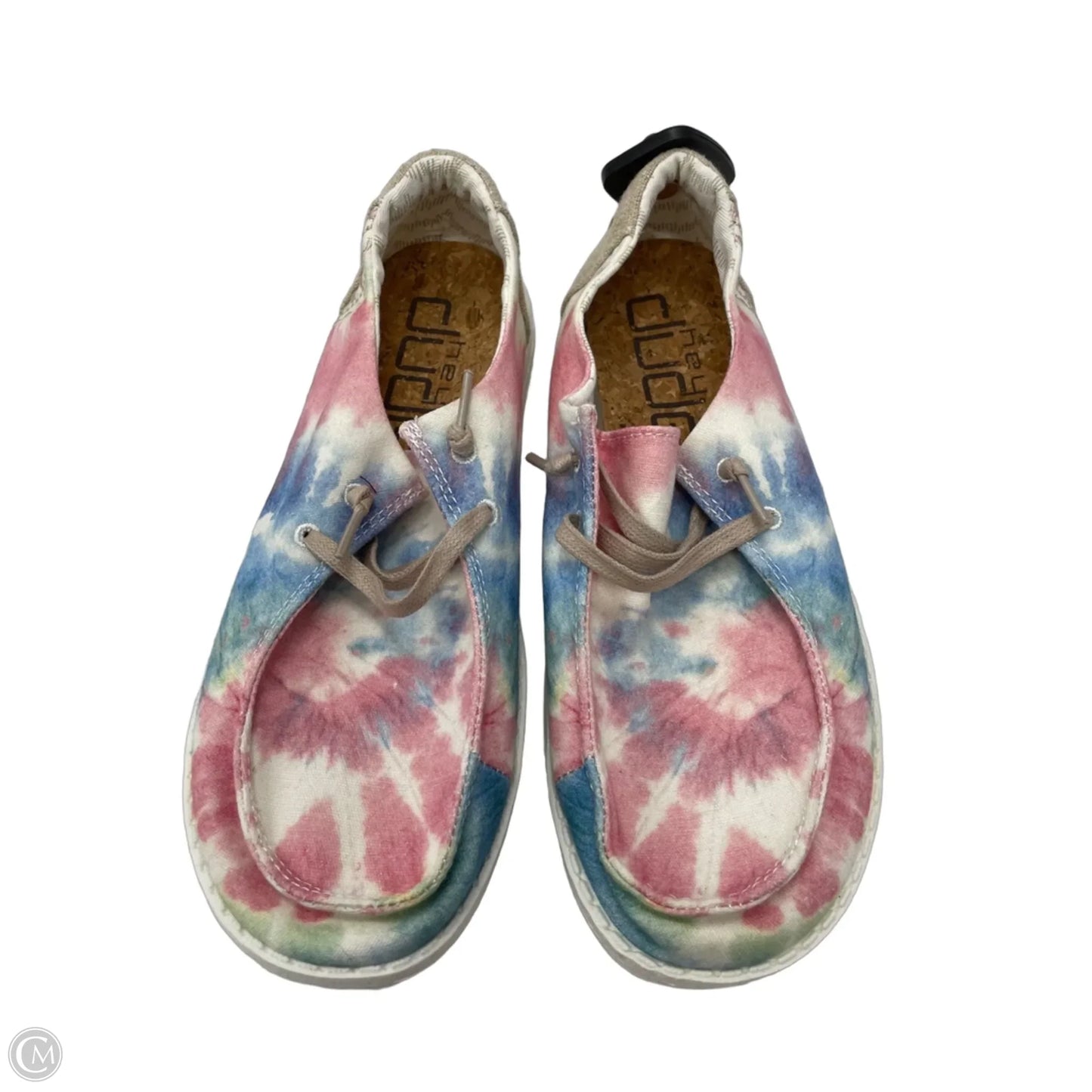 Shoes Flats By Hey Dude In Tie Dye Print, Size: 7