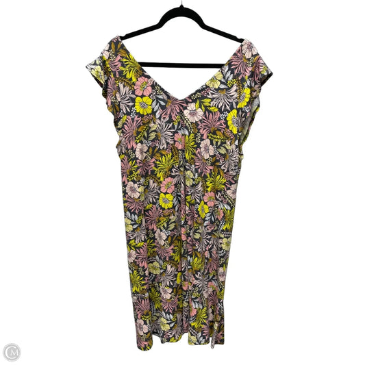Dress Casual Short By Loft In Floral Print, Size: L
