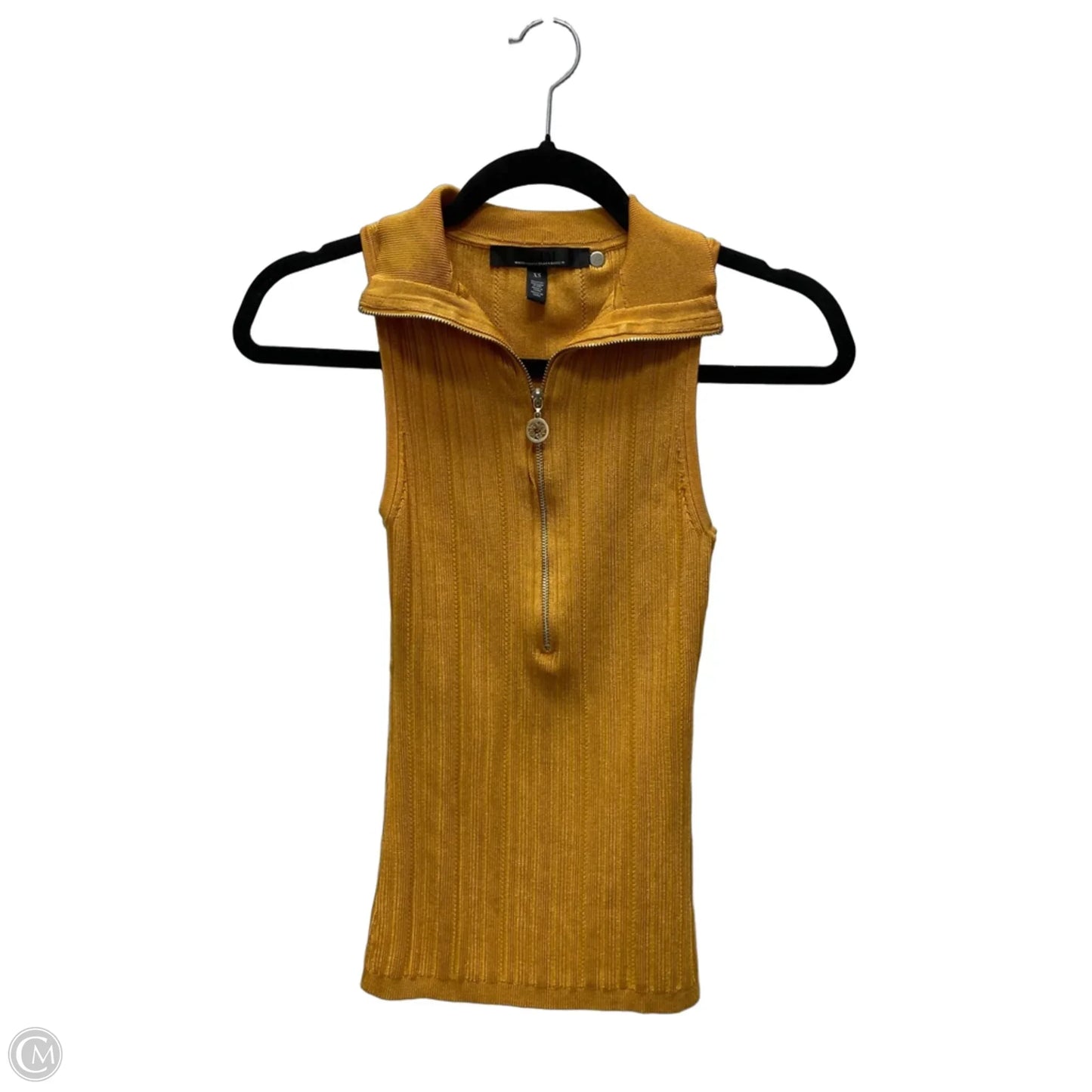 Top Sleeveless By White House Black Market In Yellow, Size: Xs