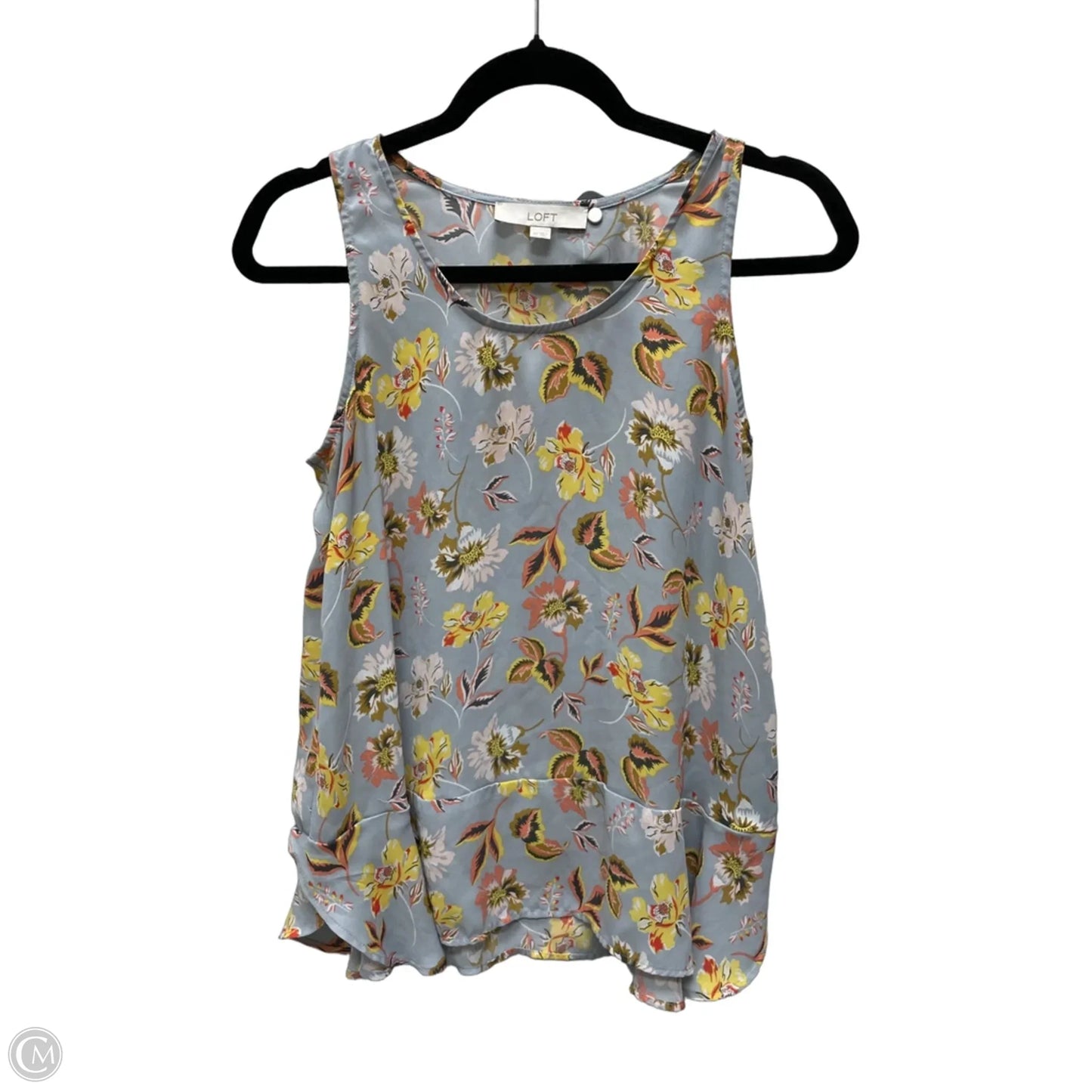 Blouse Sleeveless By Loft In Floral Print, Size: Xs