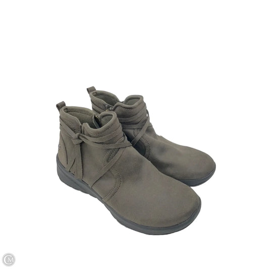 Boots Ankle Flats By Bzees In Brown, Size: 9.5