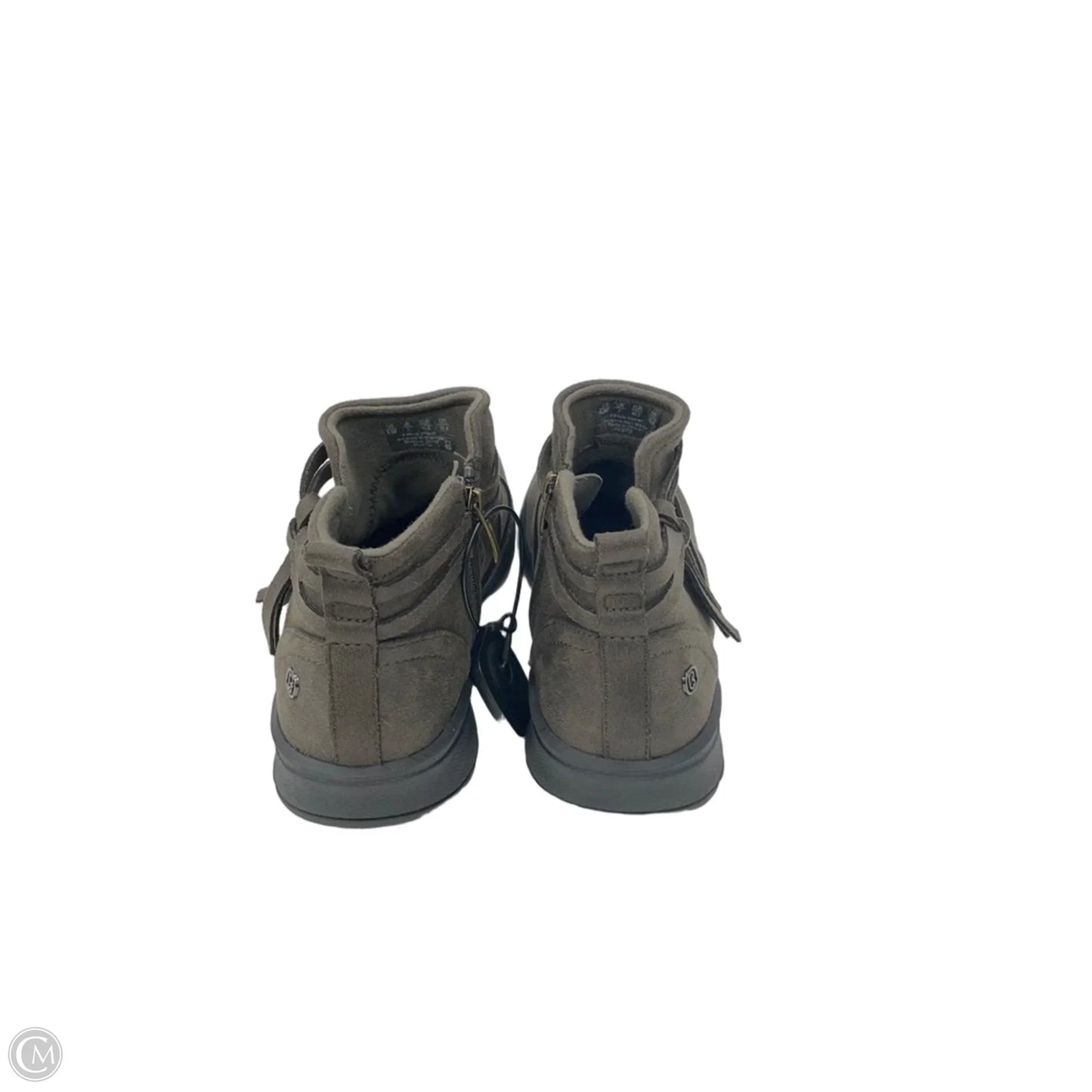 Boots Ankle Flats By Bzees In Brown, Size: 9.5