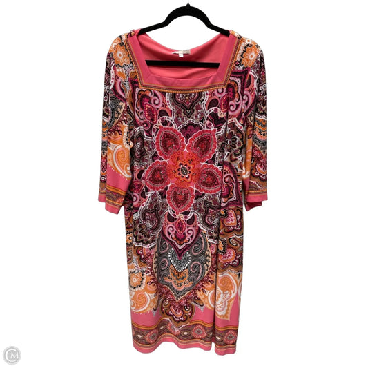 Dress Casual Short By Clothes Mentor In Floral Print, Size: Xl