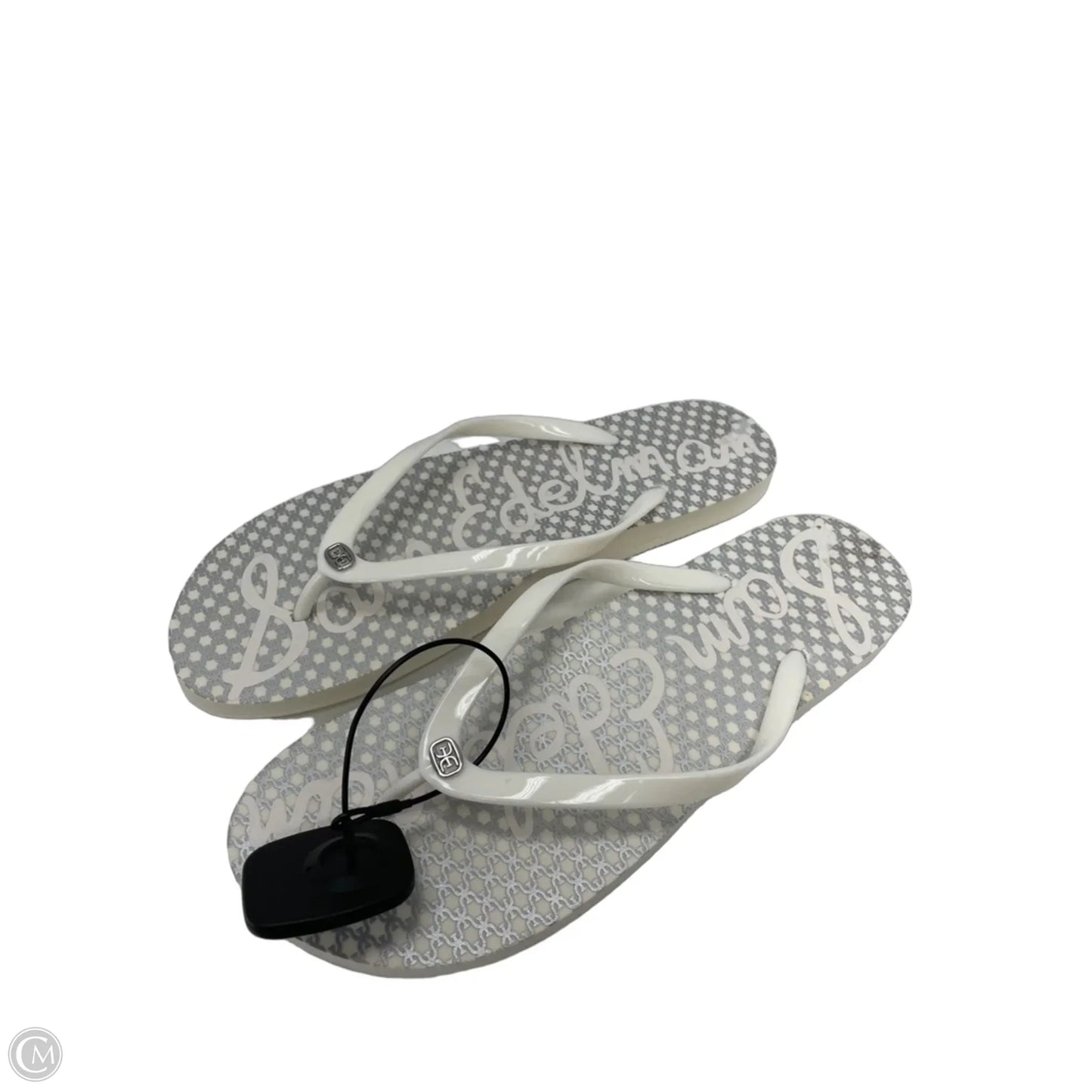 Sandals Flip Flops By Sam Edelman In White, Size: 9