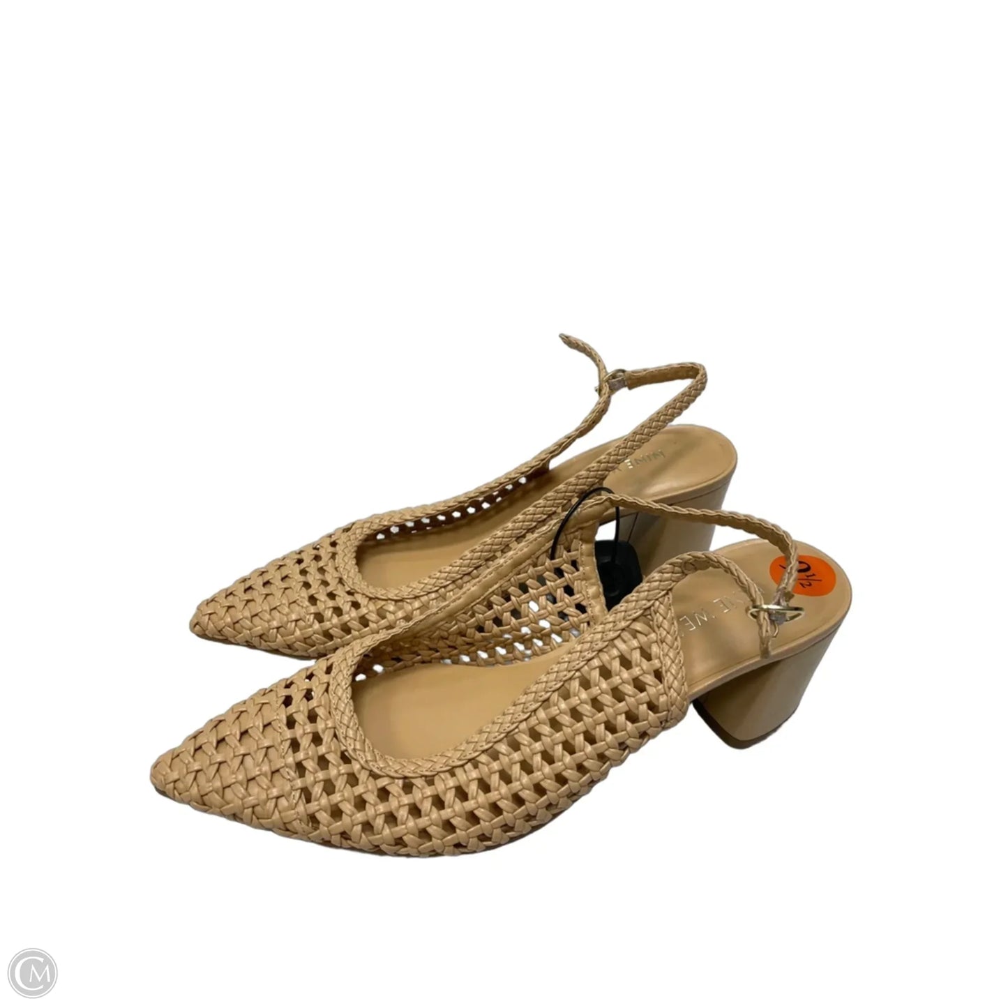 Shoes Heels Block By Nine West In Tan, Size: 9.5