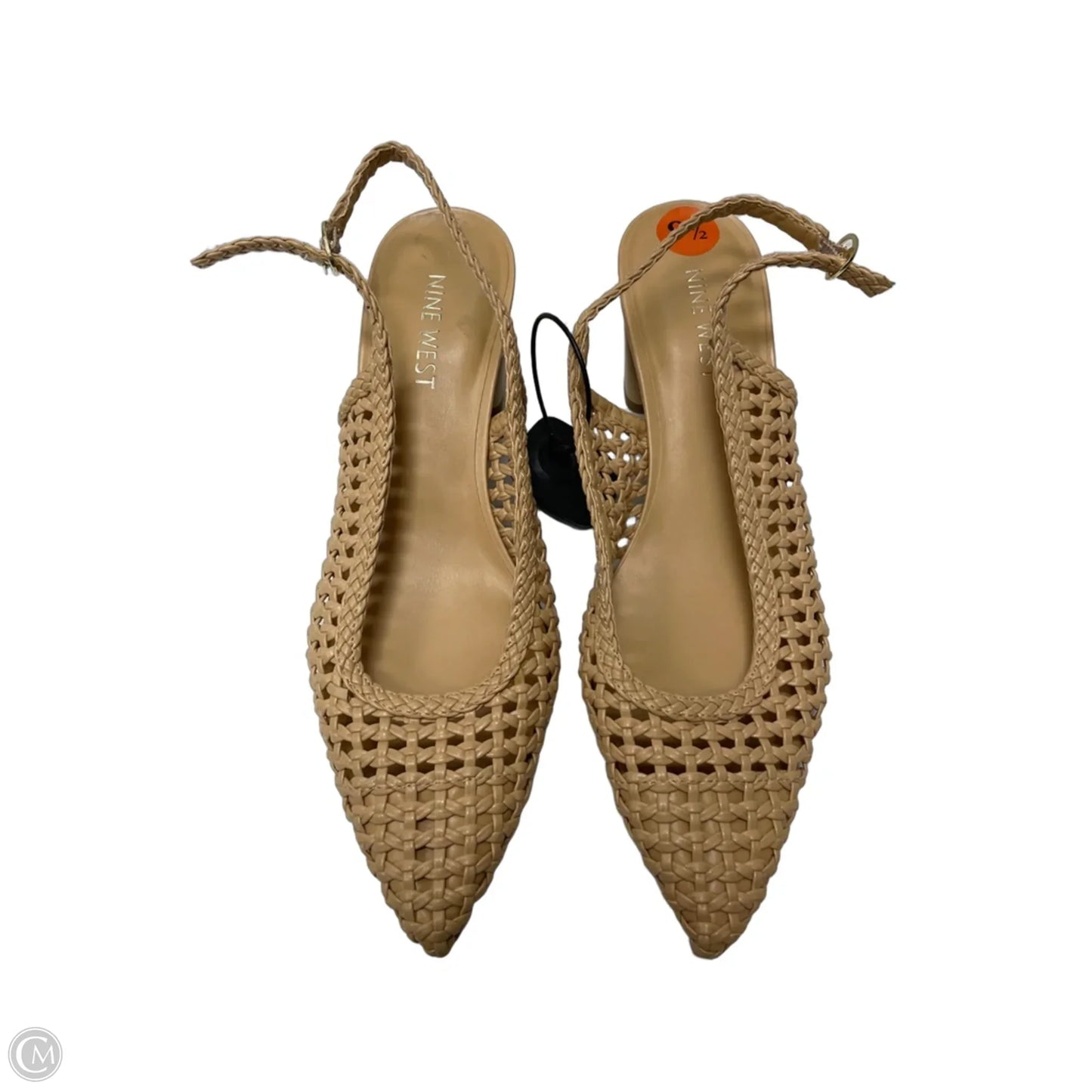 Shoes Heels Block By Nine West In Tan, Size: 9.5