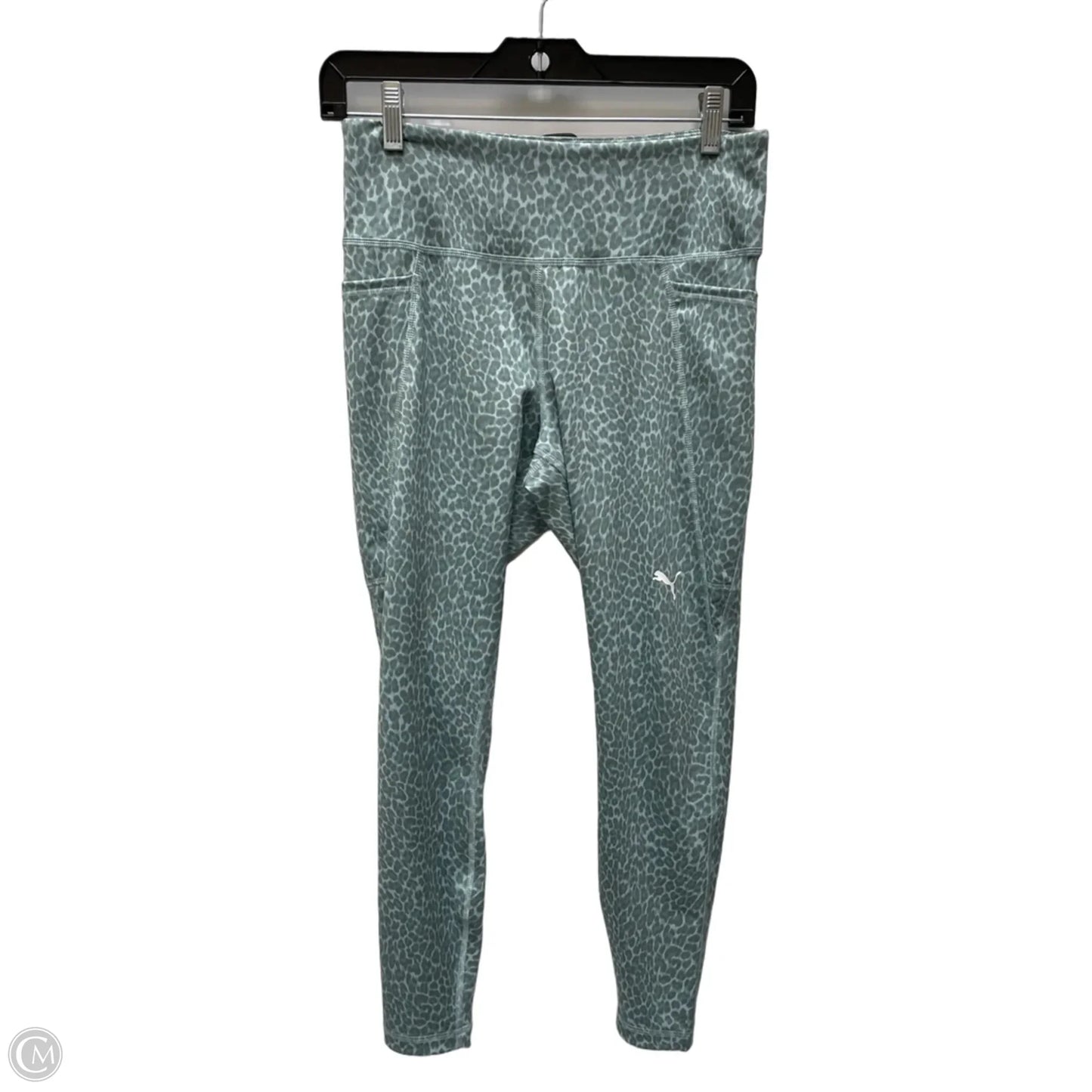 Athletic Leggings By Puma In Animal Print, Size: M