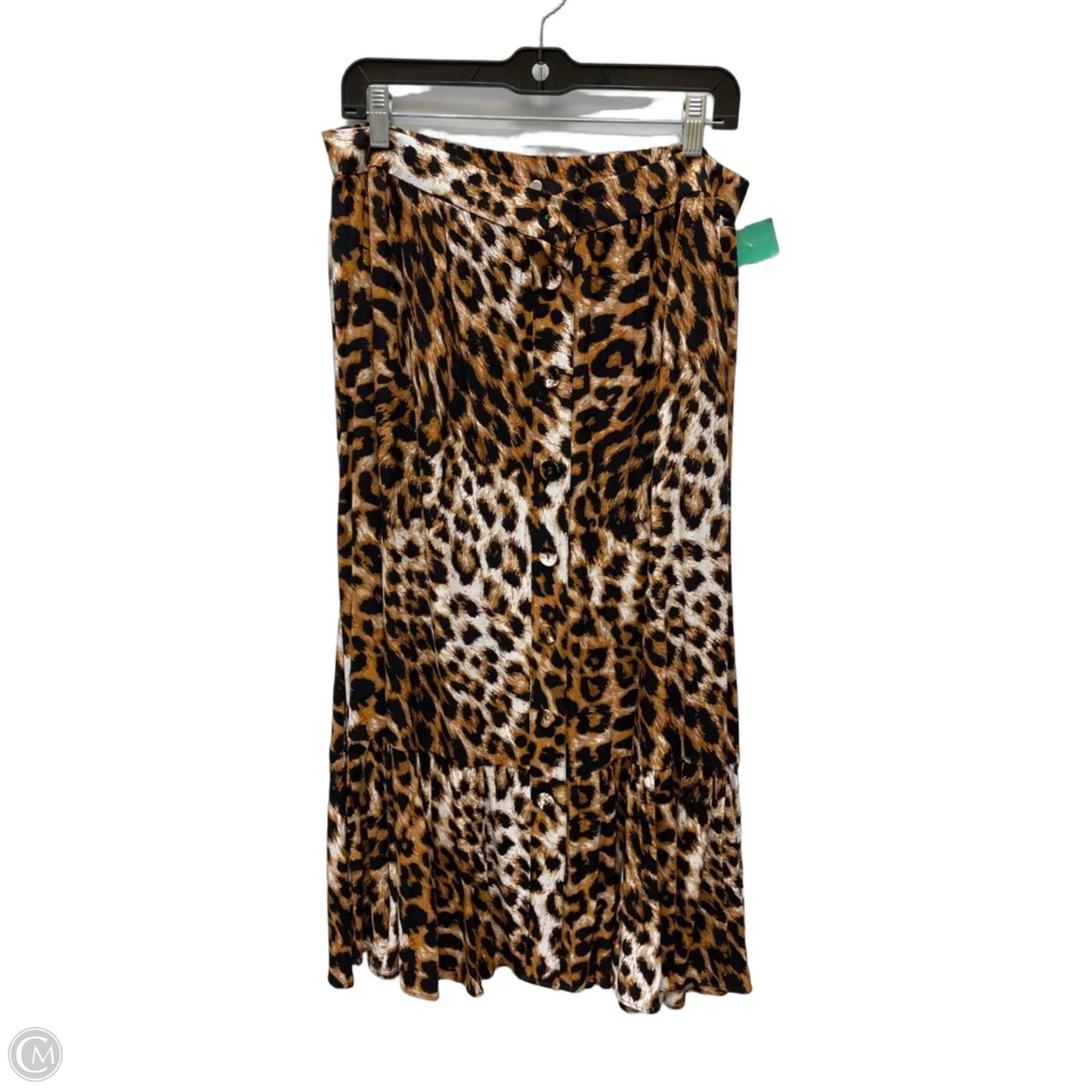 Skirt Midi By Talbots In Animal Print, Size: 12