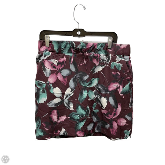 Skort By J. Jill In Floral Print, Size: 10